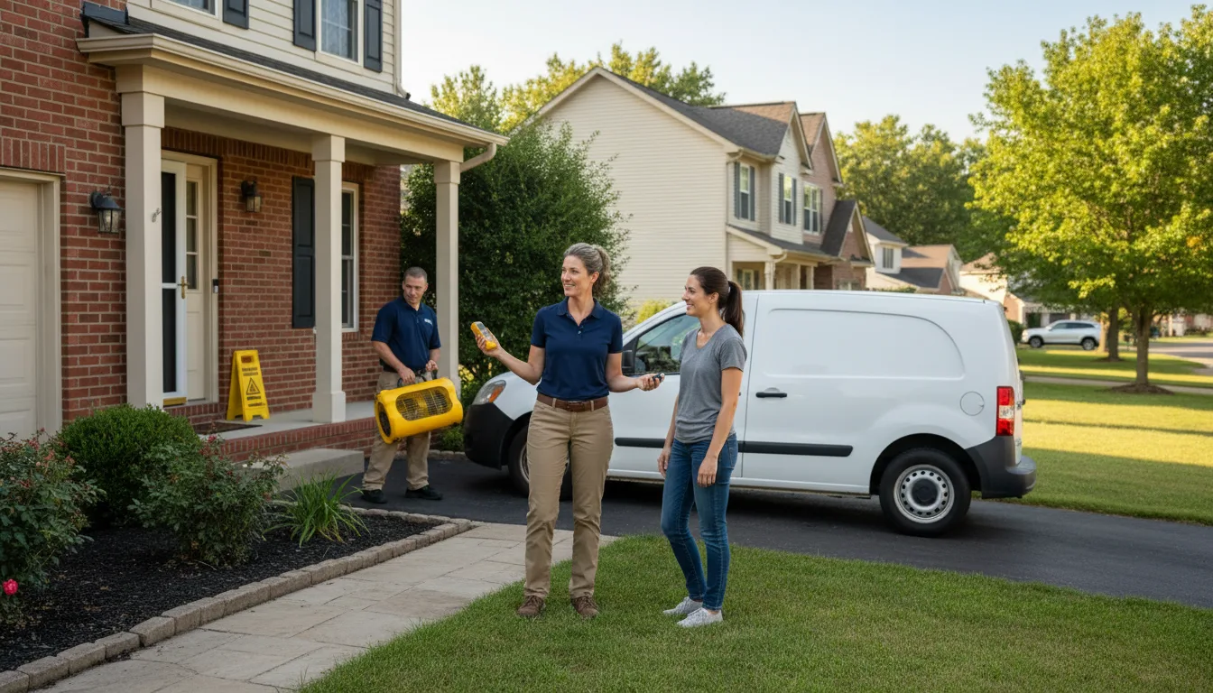 Water restoration image for Dehumidification And Cleanup Services in Abington, MA